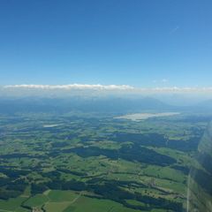 Flugwegposition um 13:32:53: Aufgenommen in der Nähe von Ostallgäu, Deutschland in 2279 Meter